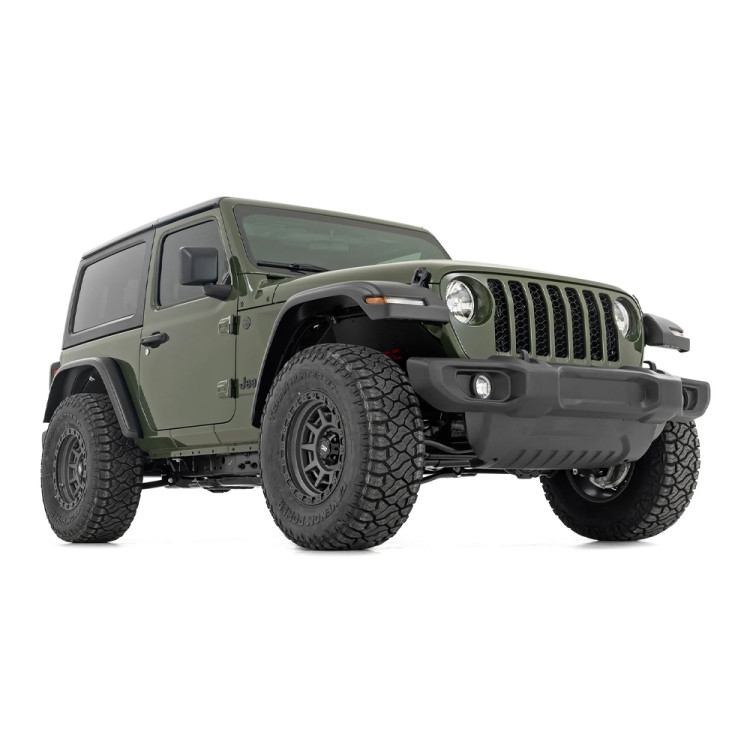 Rough Country Front and Rear Fender Flares WF1 - Jeep JL & JLU - 6