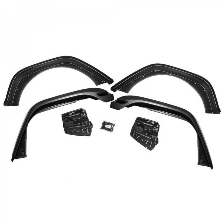 Rough Country Front and Rear Fender Flares WF1 - Jeep JL & JLU - 3