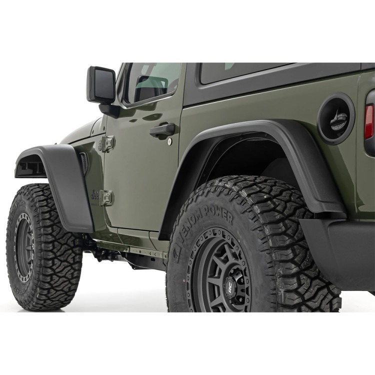 Rough Country Front and Rear Fender Flares WF1 - Jeep JL & JLU - 5