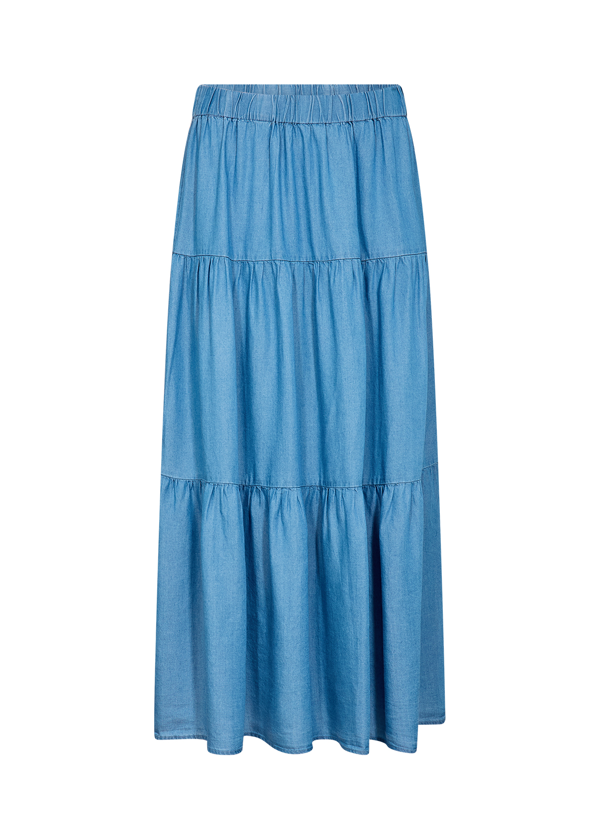 SC-LIV 63 Skirt Blå Midikjol - 4