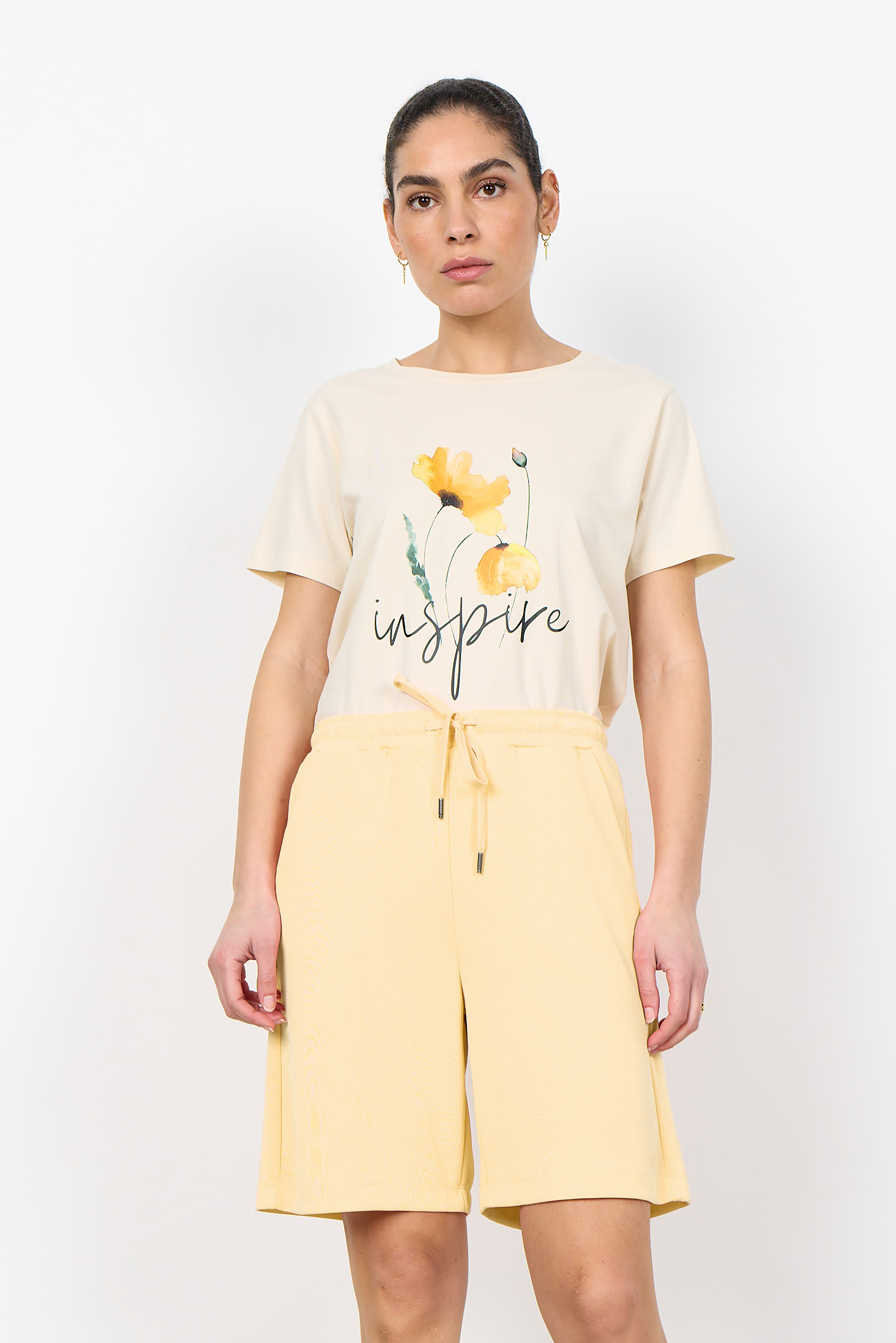  SC-Banu 78 Shorts Ljusgula sweatshorts 