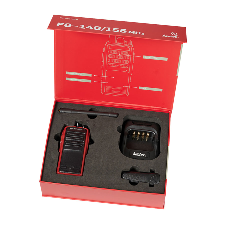 Jaktradio Hunter F6 140/155 MHz - 3