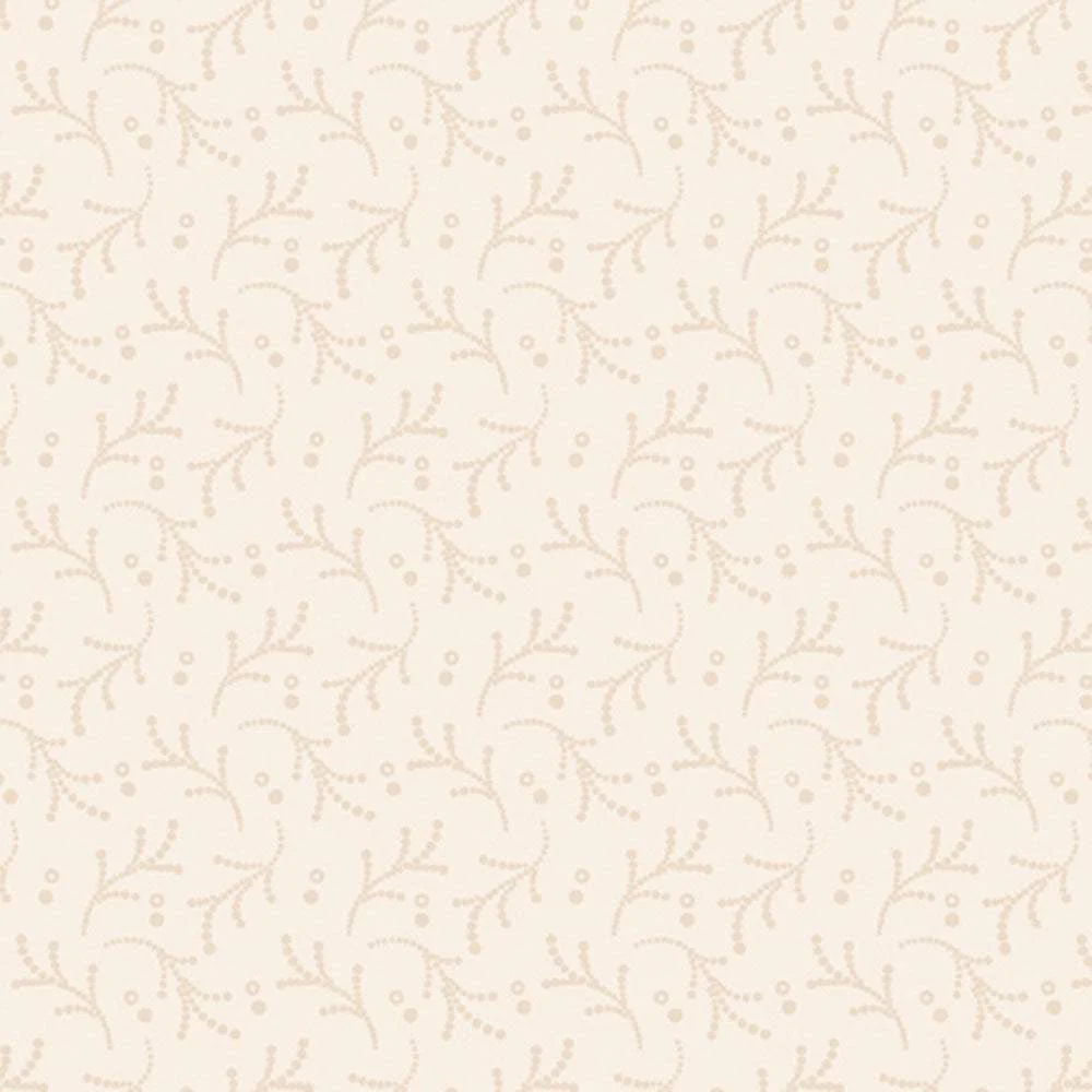 Tyg: Apple Cider 15 - små kvistar, beige