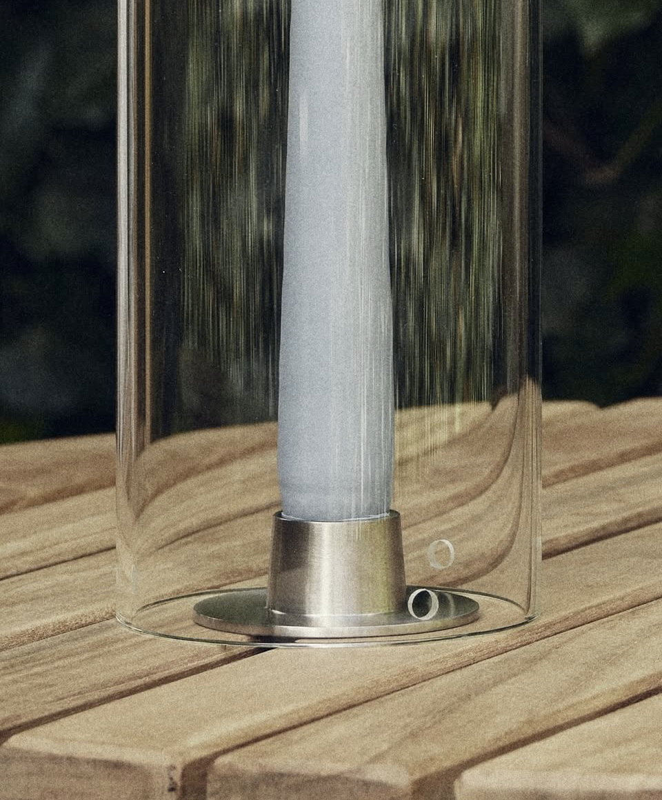 Cylinder glaslykta - 3