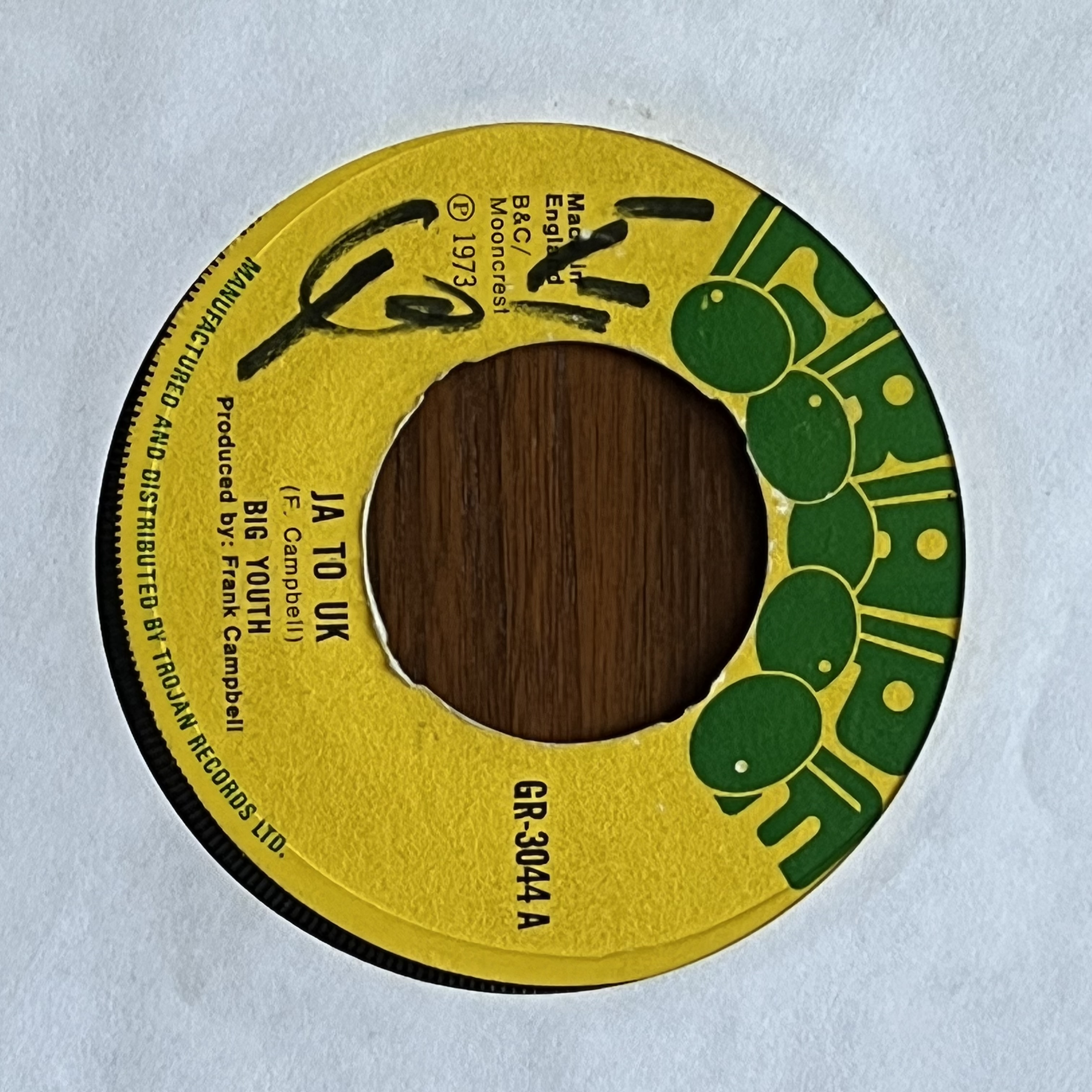 Big Youth – JA To UK