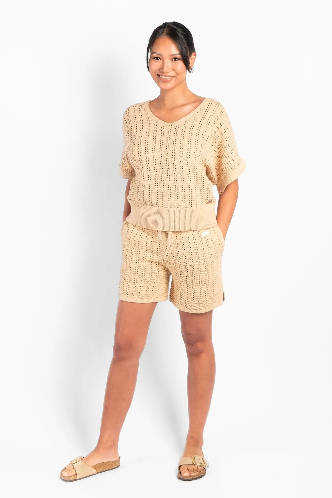 Dahlia Top - Beige - HÉST