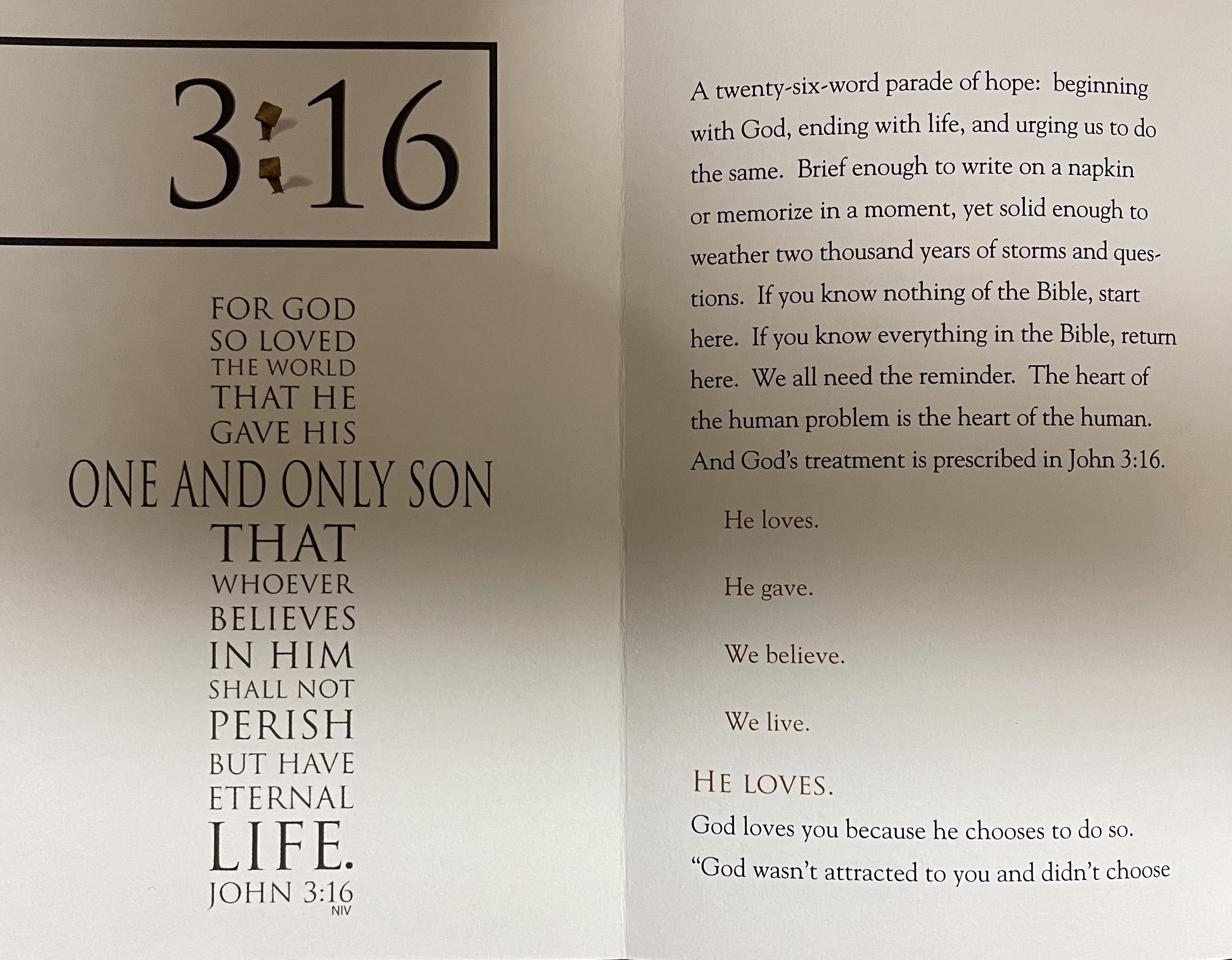 Traktat 3:16 - Max Lucado - 2
