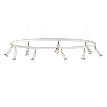  Taklampa Star Ø100 cm - Vitlackerad exkl. ljuskällor