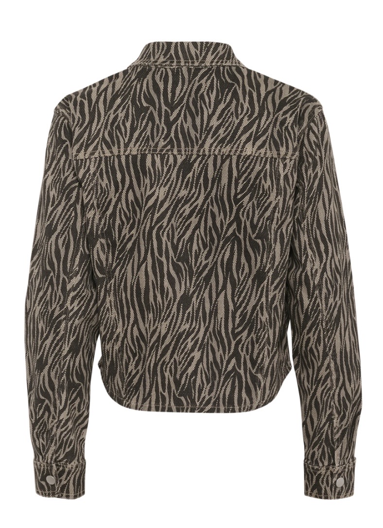 Mönstrad jeansskjorta - 3
