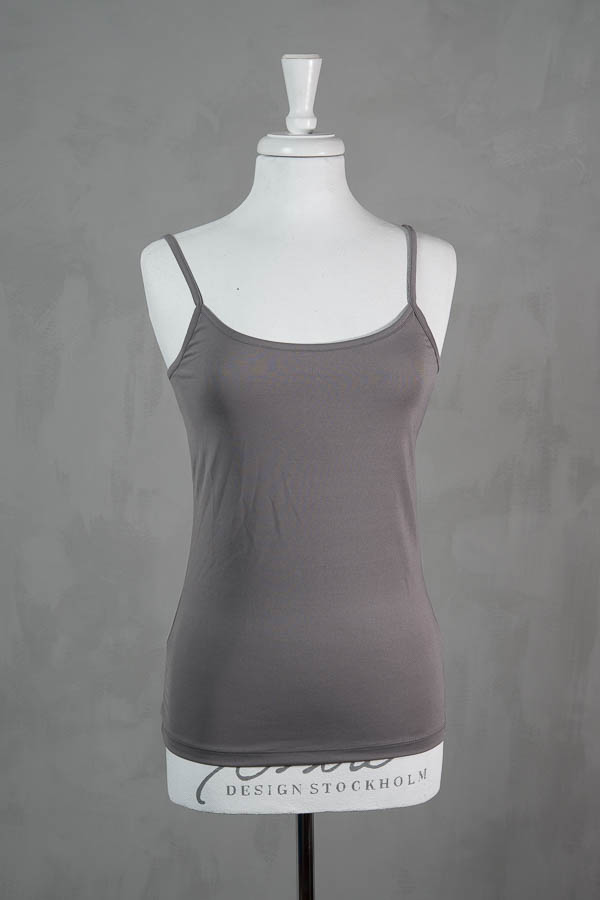 Pulz - Carrie Strap Top Steel Grey