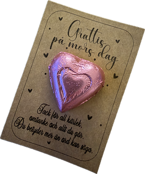 Chokladkort Mors dag- Tack för all kärlek