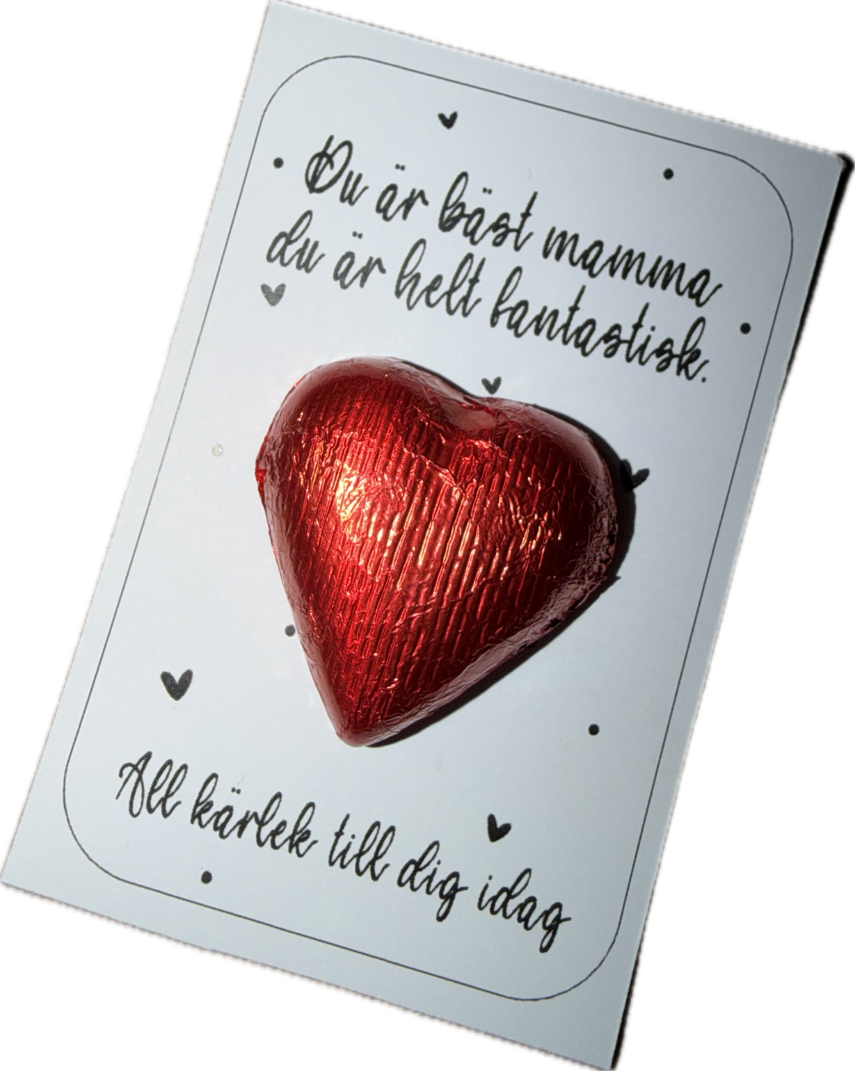 Chokladkort Mors dag- Du är bäst mamma