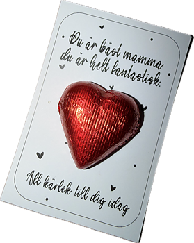 Chokladkort Mors dag- Du är bäst mamma