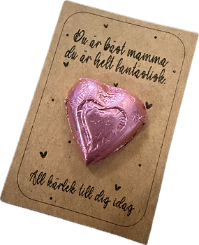 Chokladkort Mors dag- Du är bäst mamma