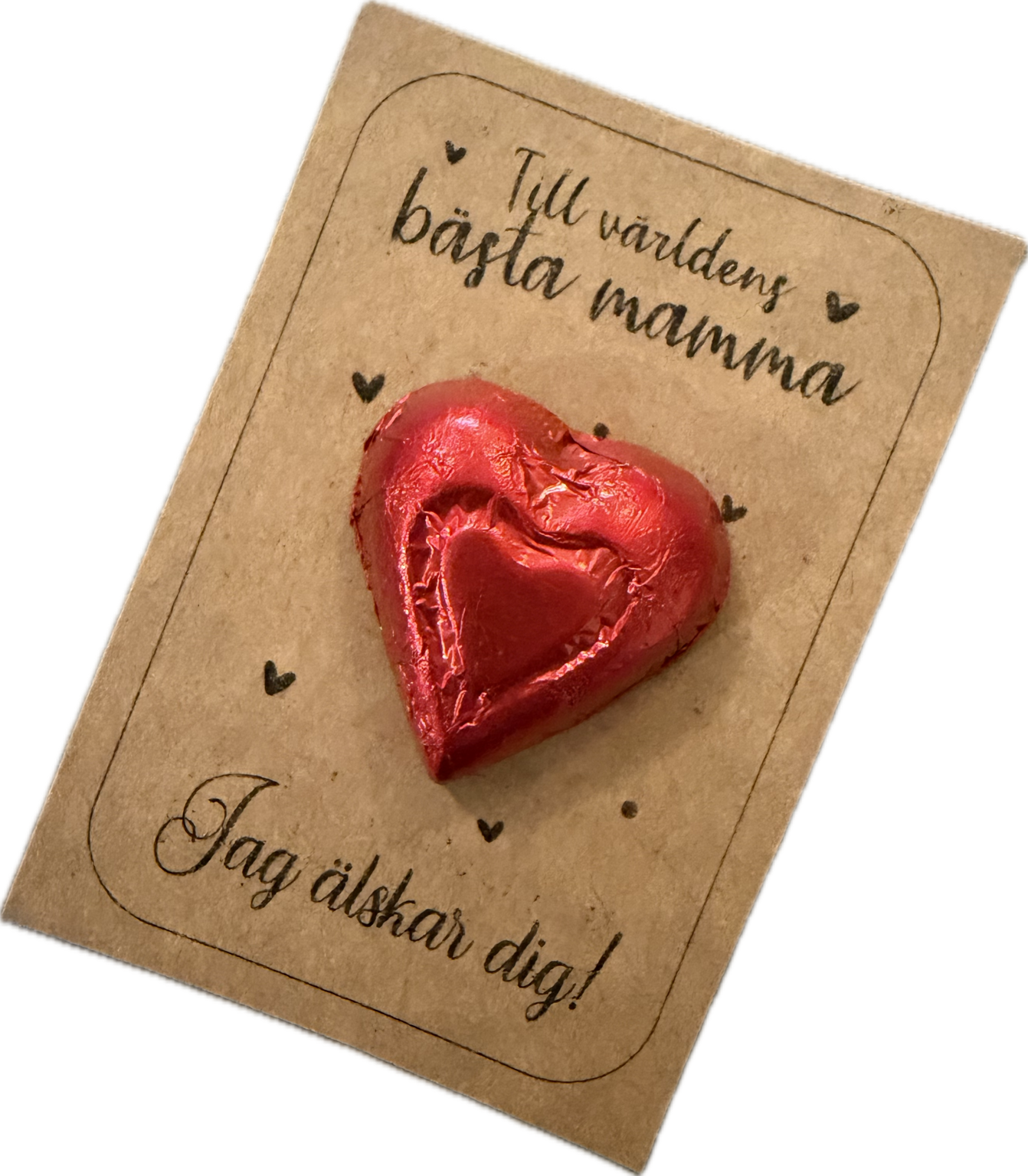 Chokladkort Mors dag- Jag älskar dig