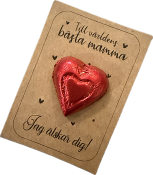 Chokladkort Mors dag- Jag älskar dig
