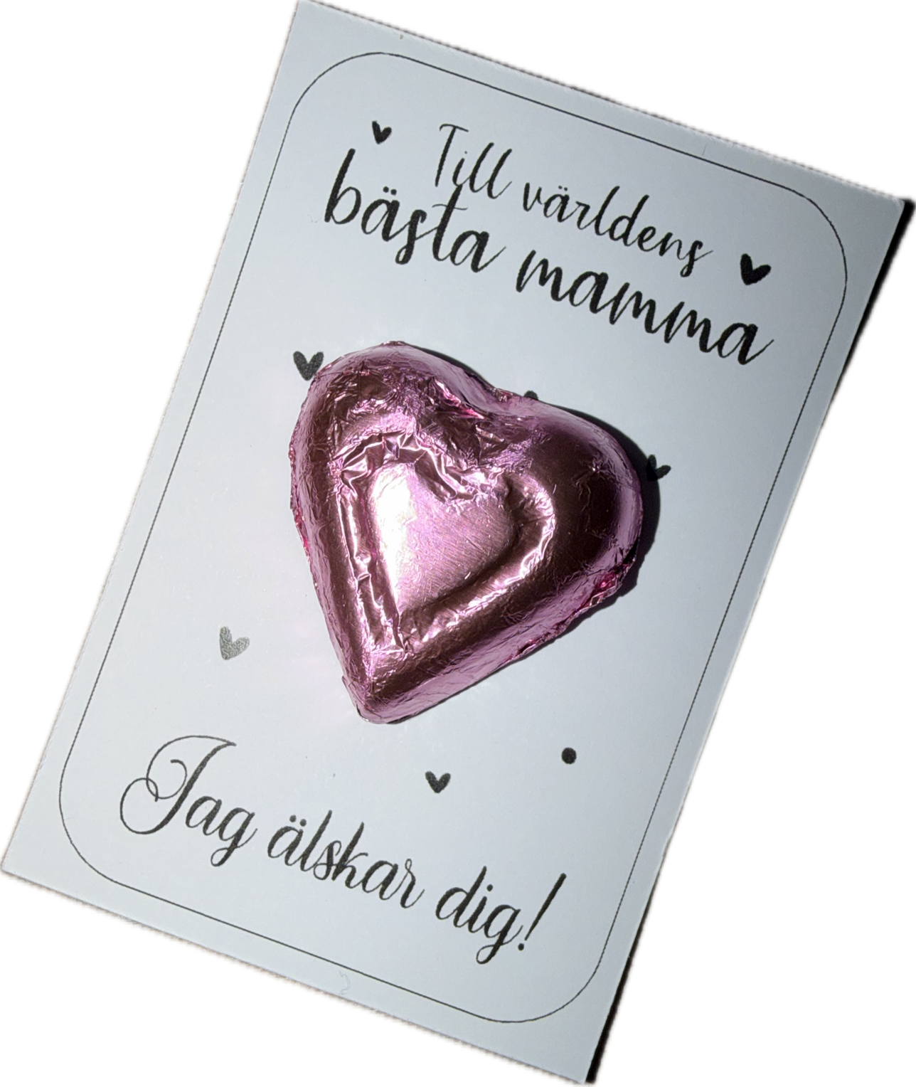 Chokladkort Mors dag- Jag älskar dig