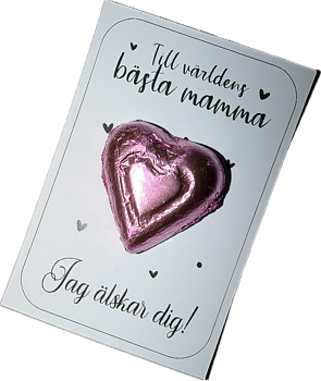 Chokladkort Mors dag- Jag älskar dig