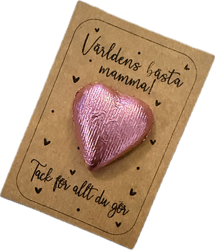 Chokladkort Mors dag- Tack för allt du gör
