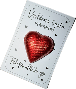 Chokladkort Mors dag- Tack för allt du gör