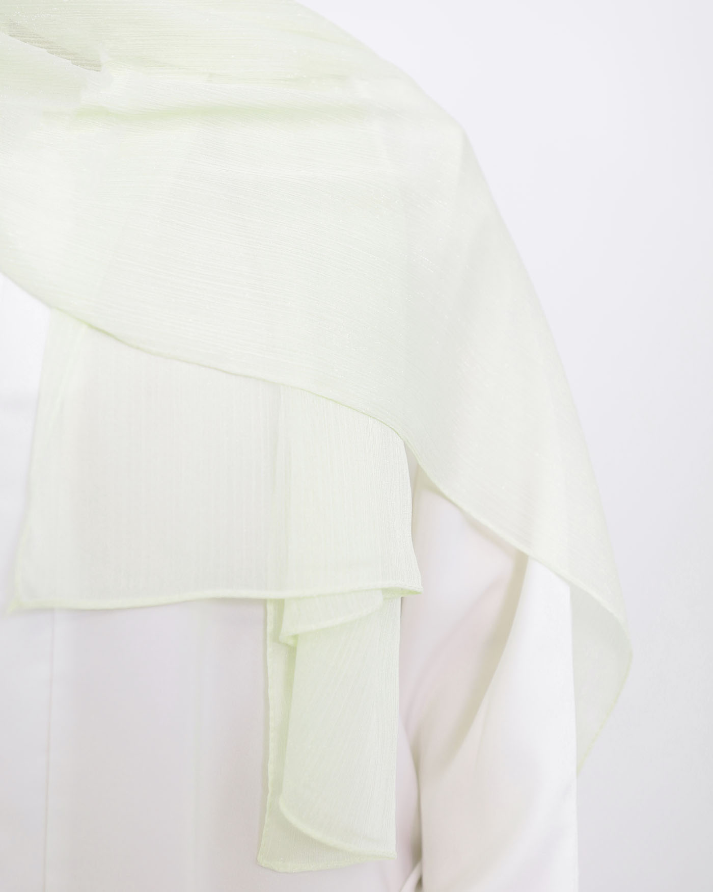 Hijab - Chiffon Shimmer - Green - 4