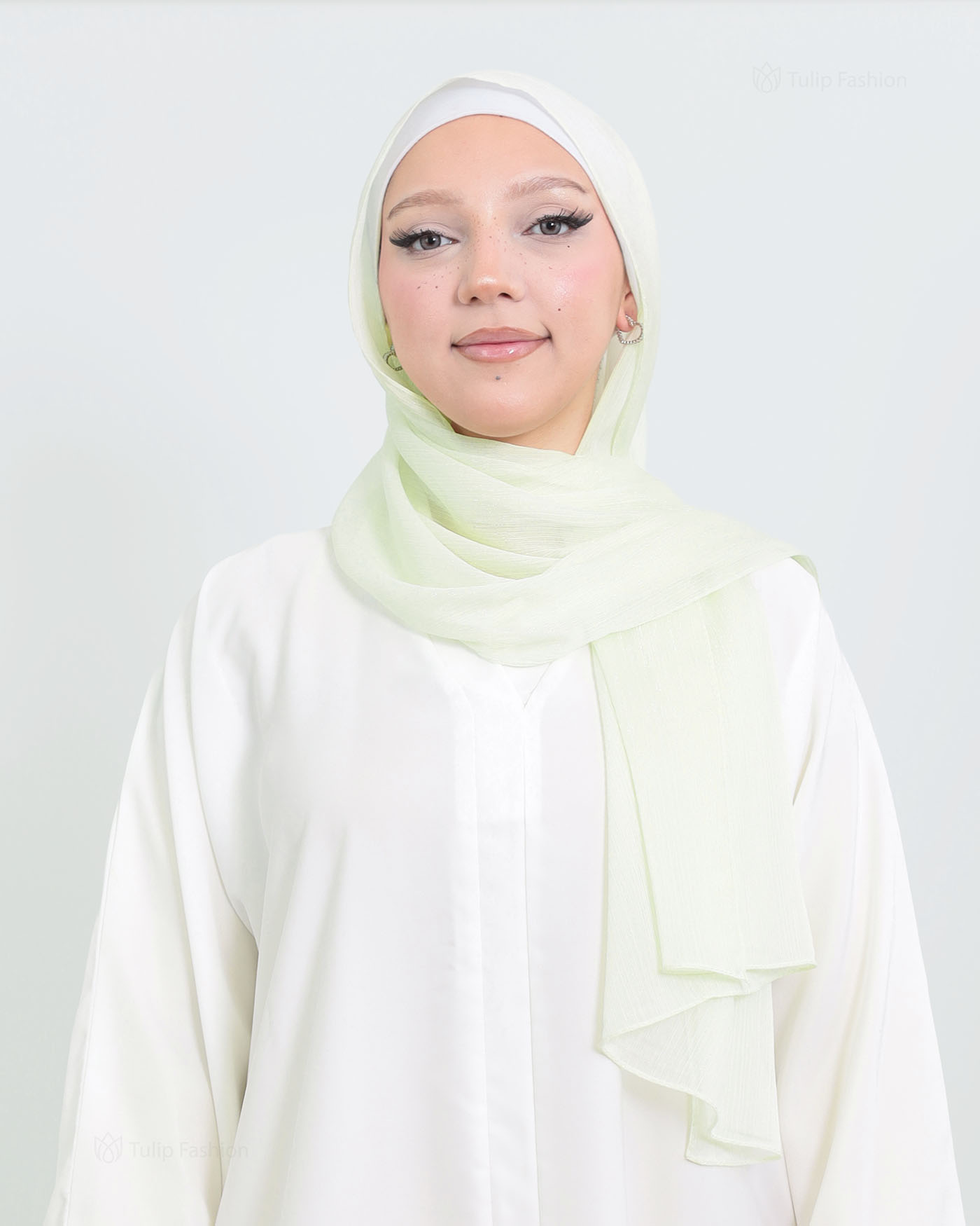 Hijab - Chiffon Shimmer - Green - 5