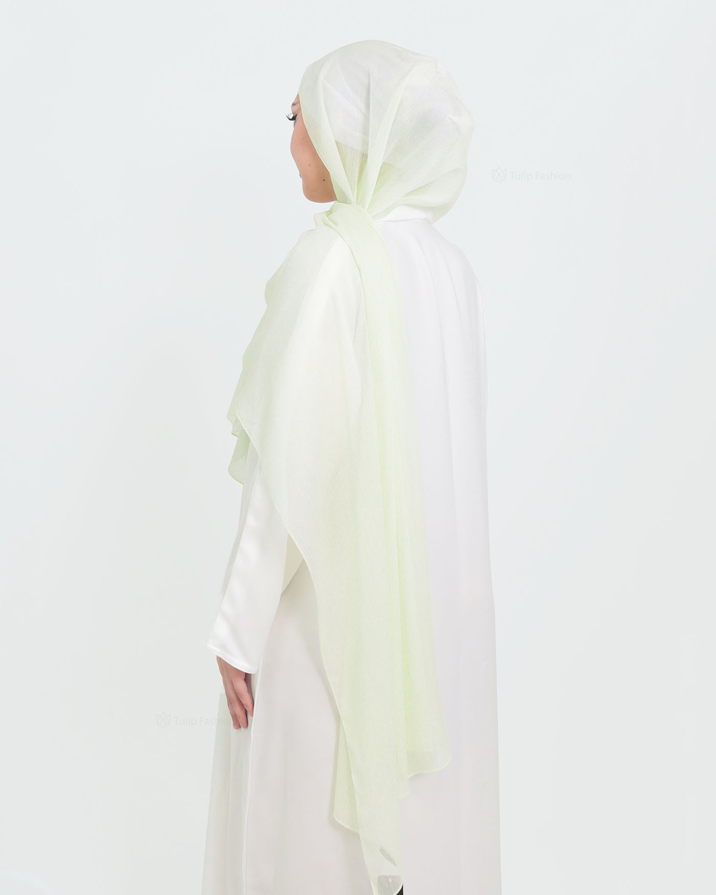 Hijab - Chiffon Shimmer - Green - 2