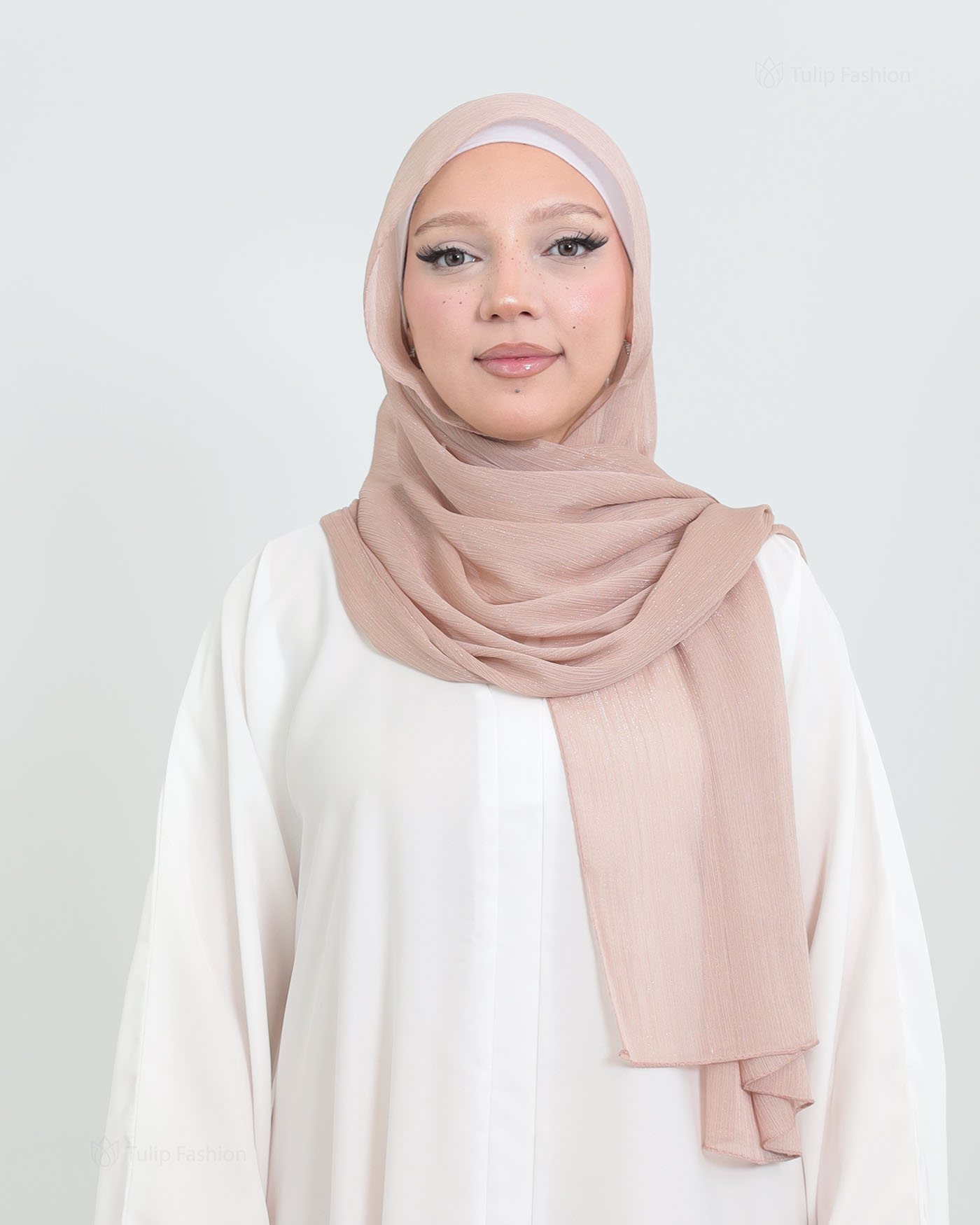 Hijab - Chiffon Shimmer - Mauve - 5