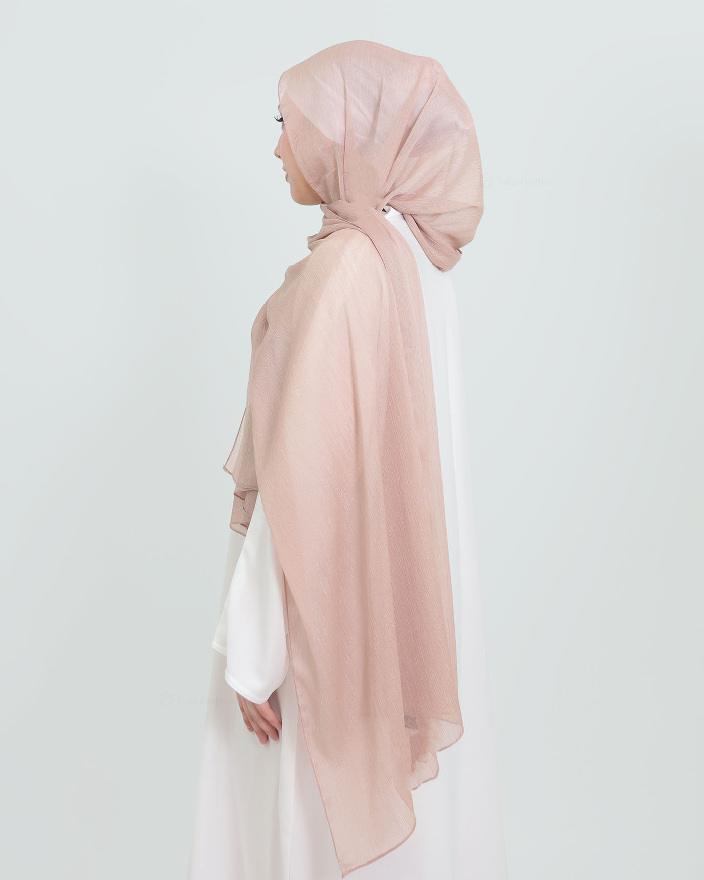 Hijab - Chiffon Shimmer - Mauve - 2