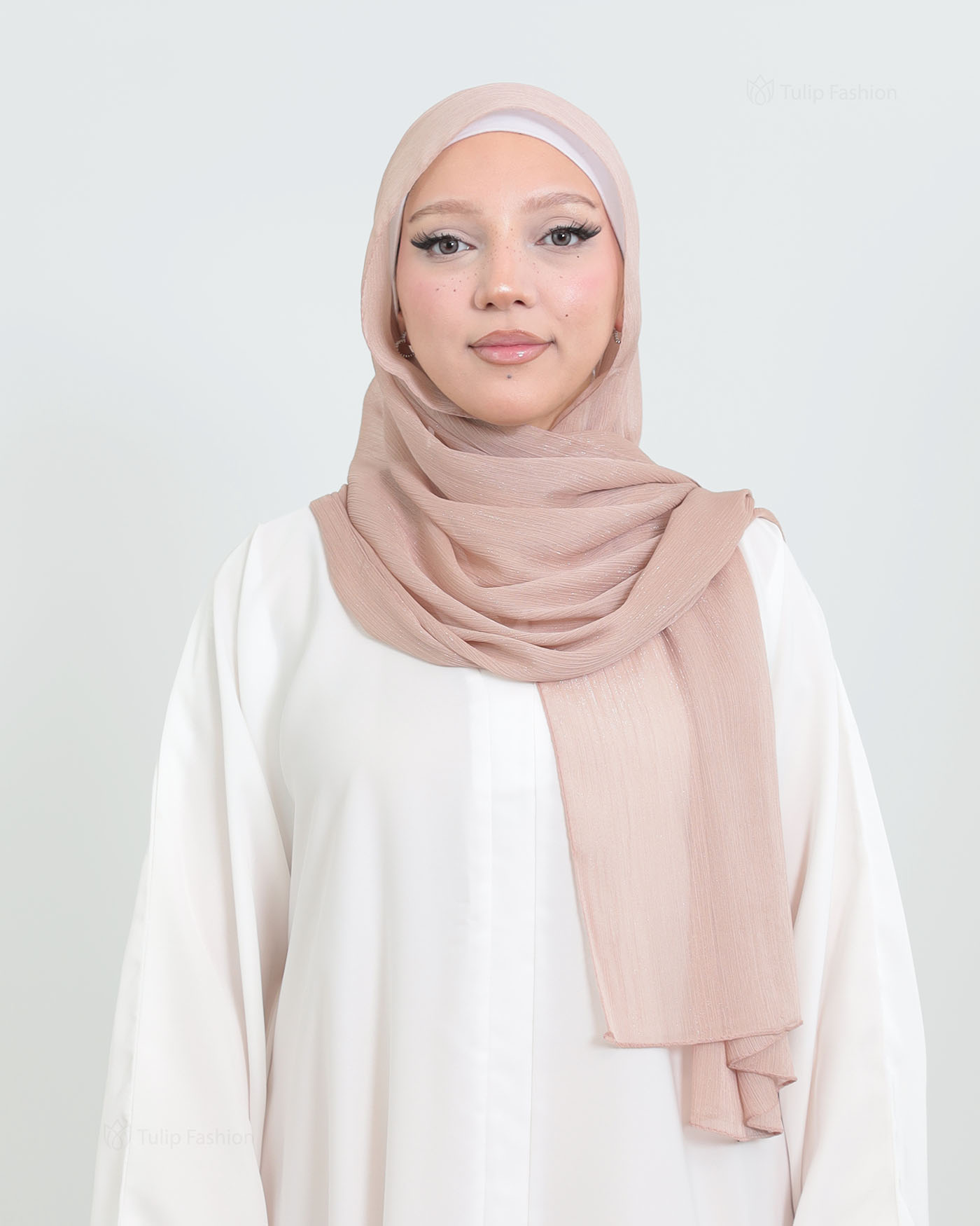 Hijab - Chiffon Shimmer - Mauve - 4