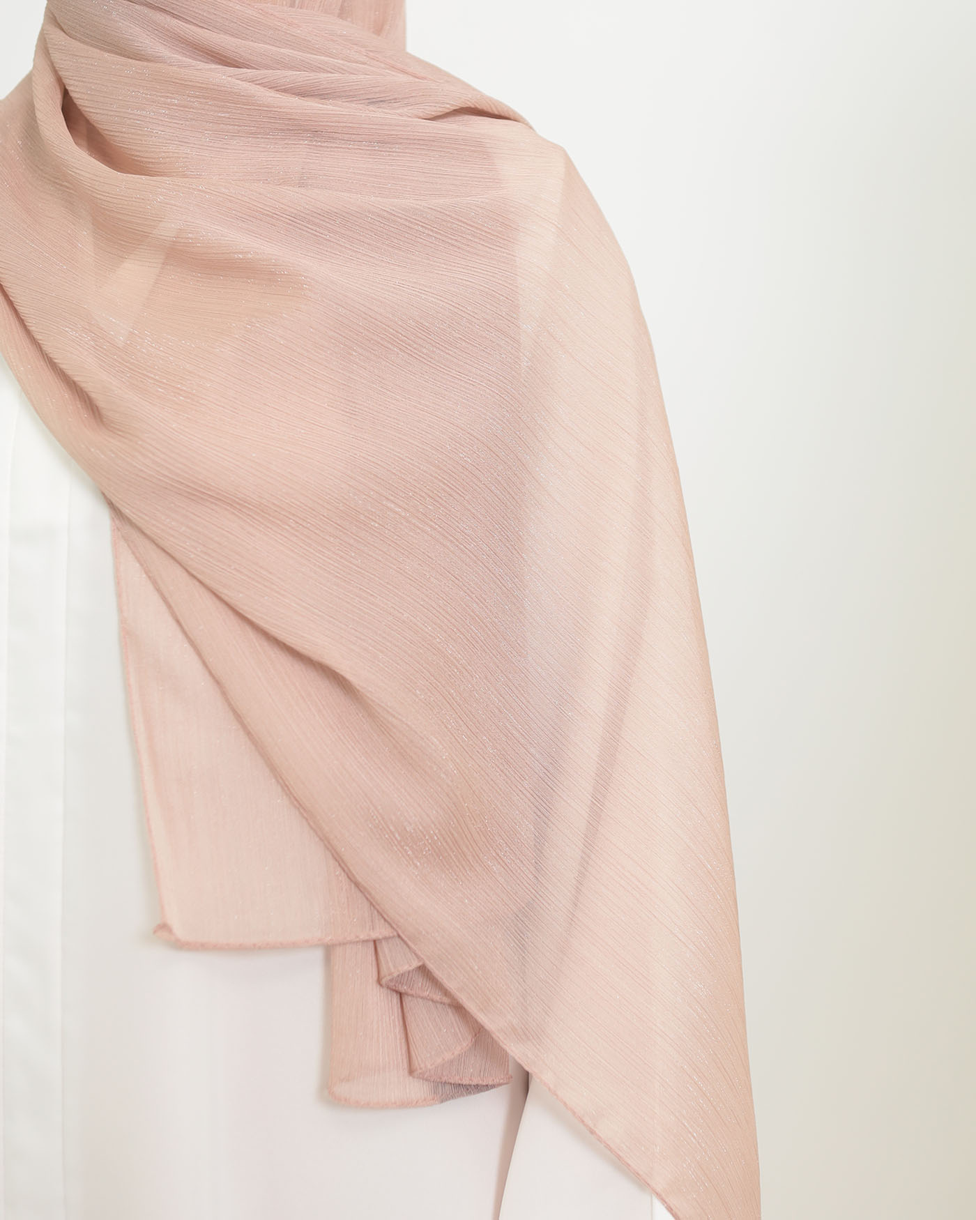 Hijab - Chiffon Shimmer - Mauve - 3