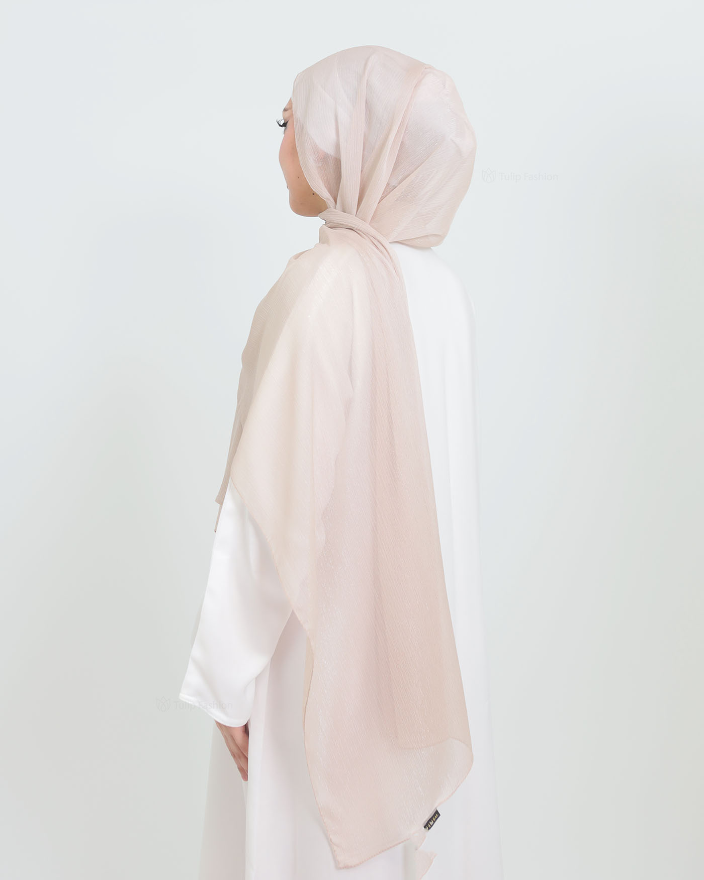 Hijab - Chiffon Shimmer - Brunt Socker - 2