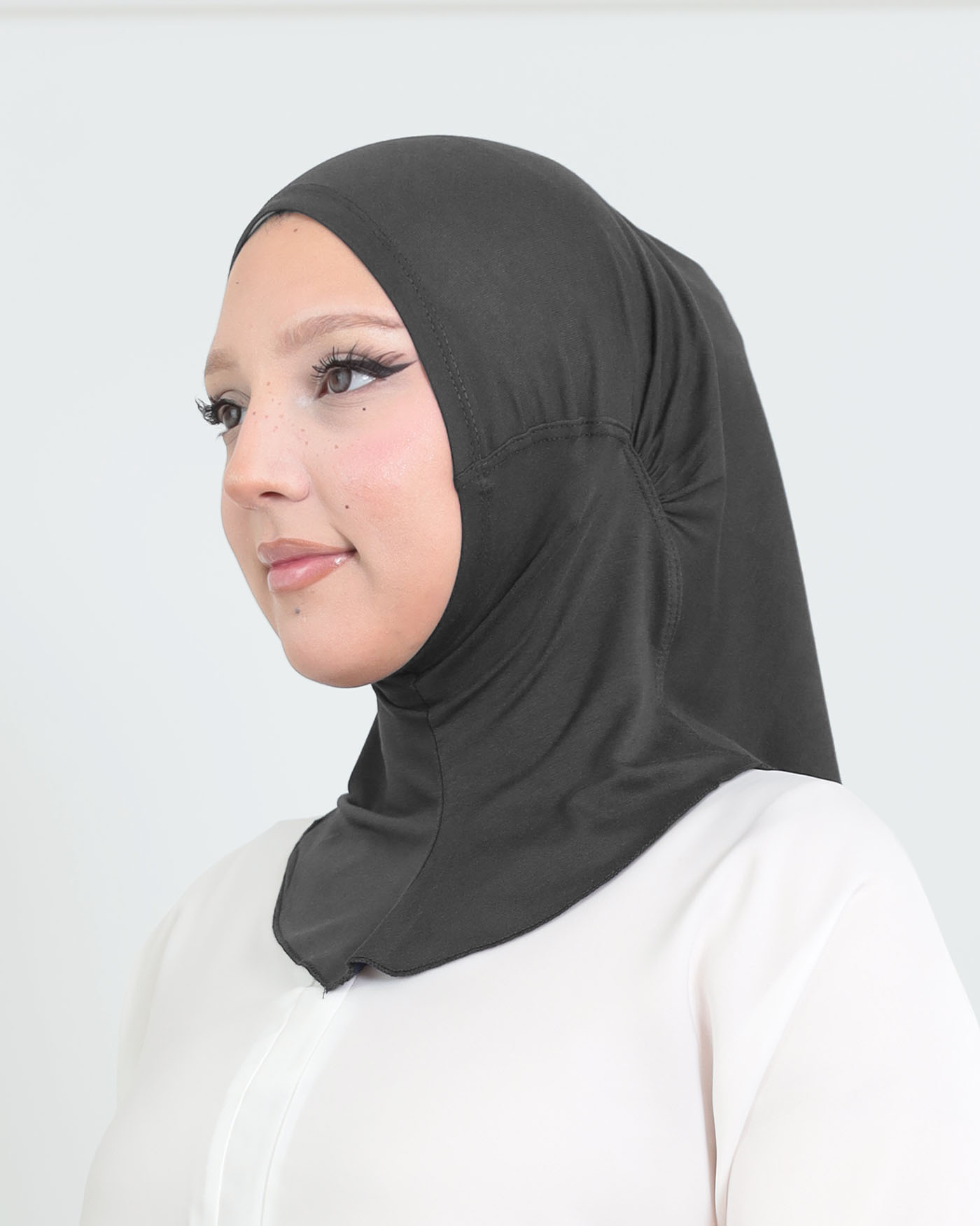 Sport Hijab - Stretch Jersey - Black