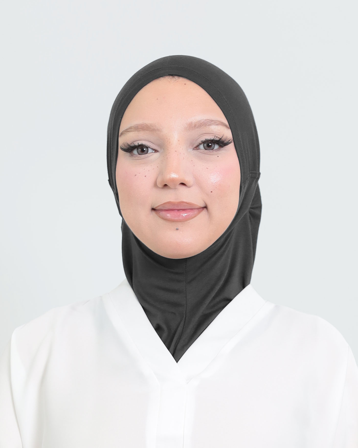 Sport Hijab - Stretch Jersey - Black - 3