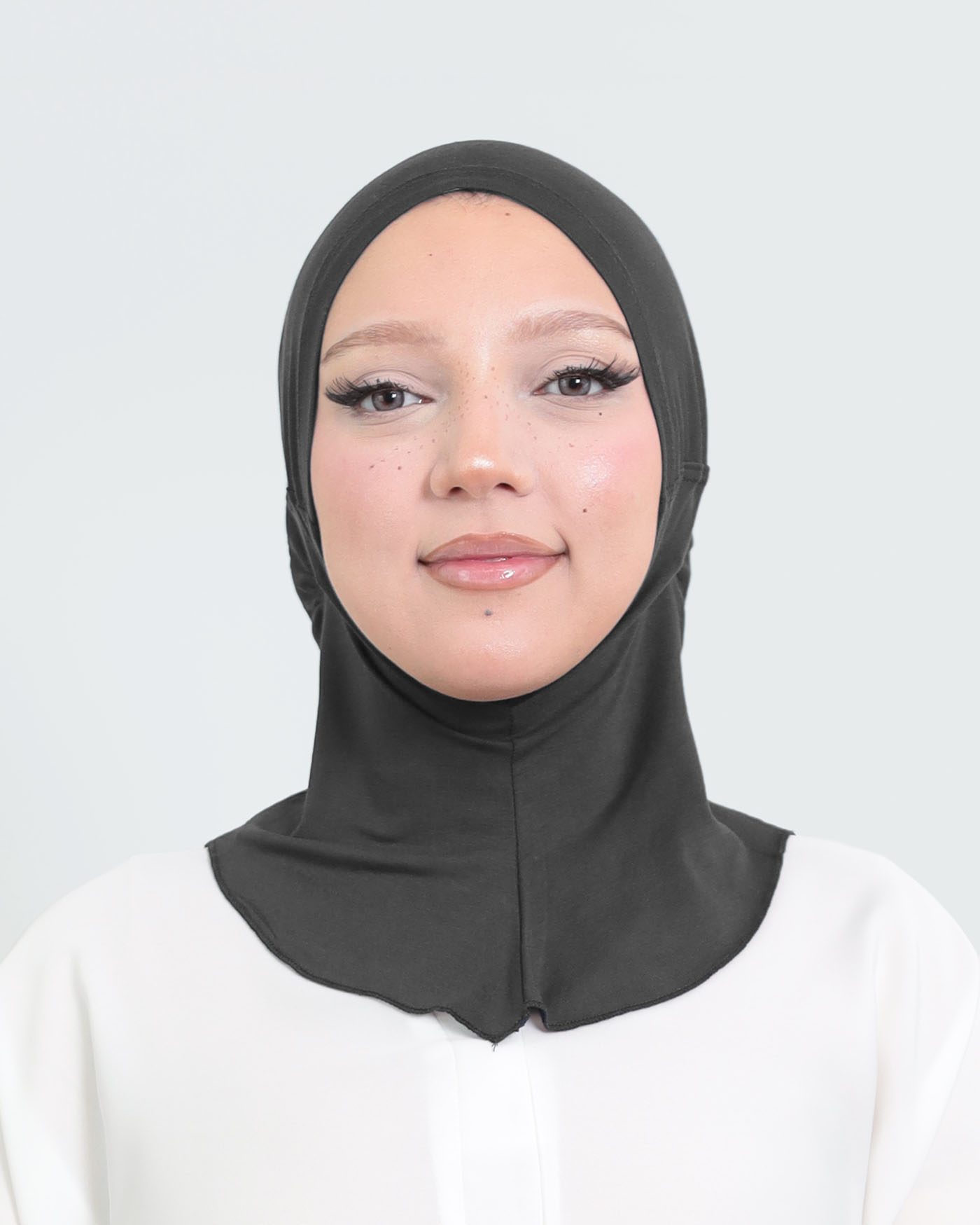 Sport Hijab - Stretch Jersey - Black - 6