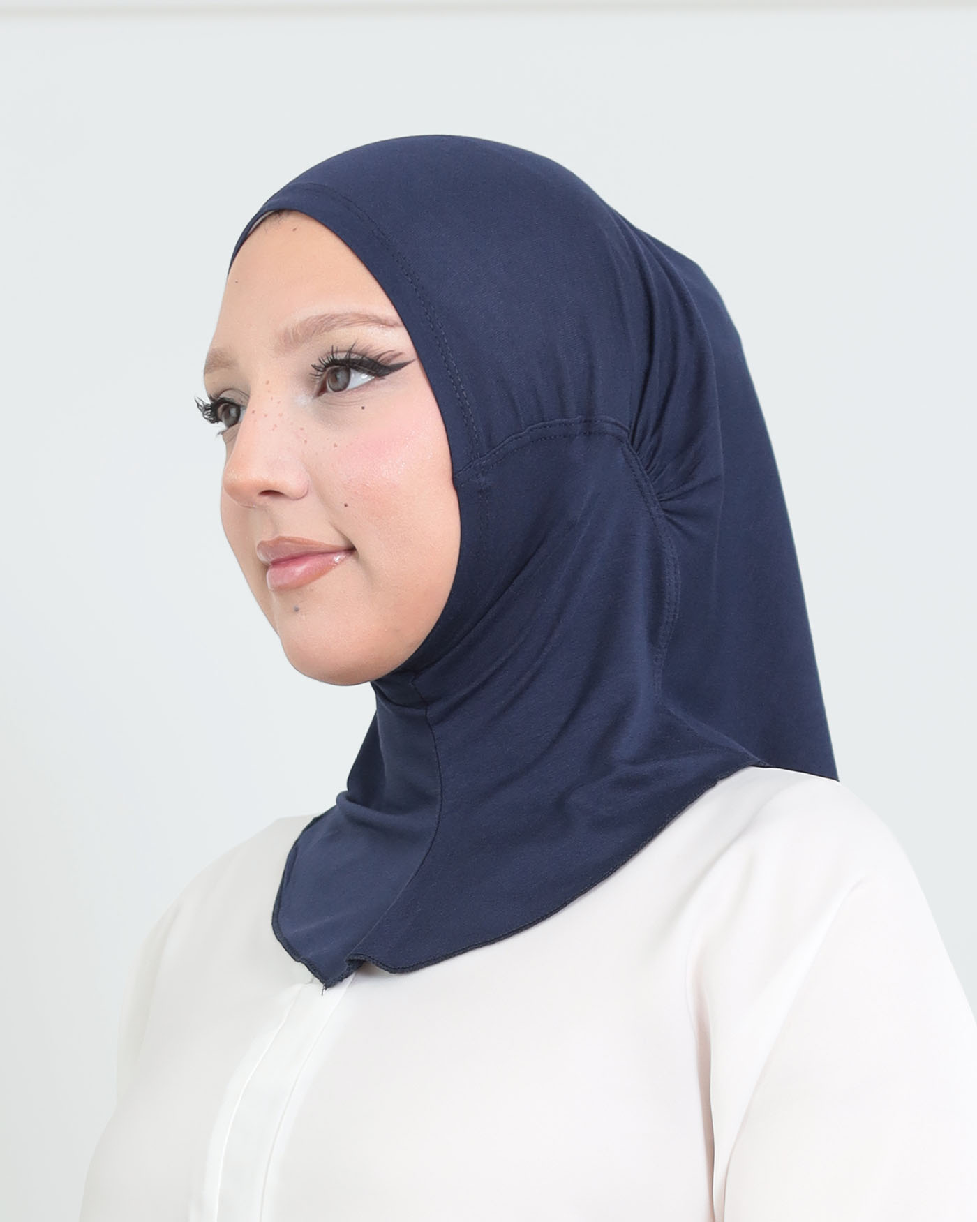 Sport Hijab - Stretch Jersey - Midnight Blue