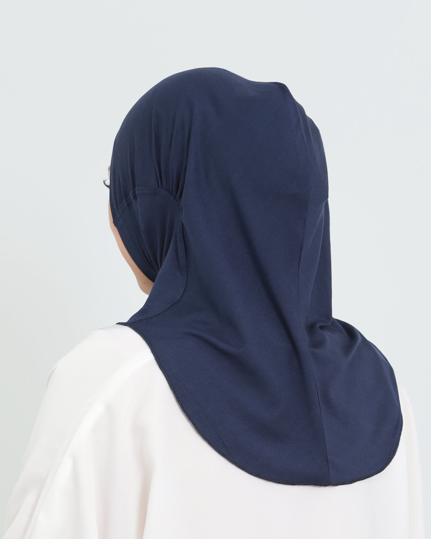 Sport Hijab - Stretch Jersey - Midnight Blue - 2
