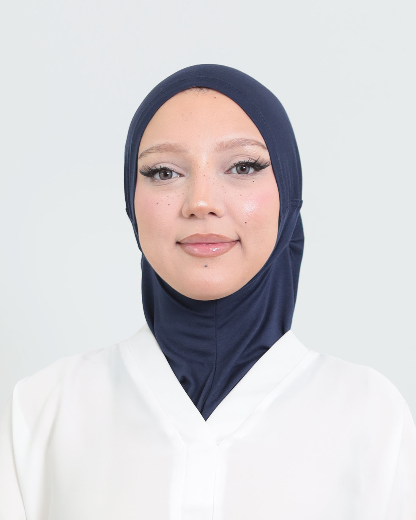 Sport Hijab - Stretch Jersey - Midnight Blue - 3
