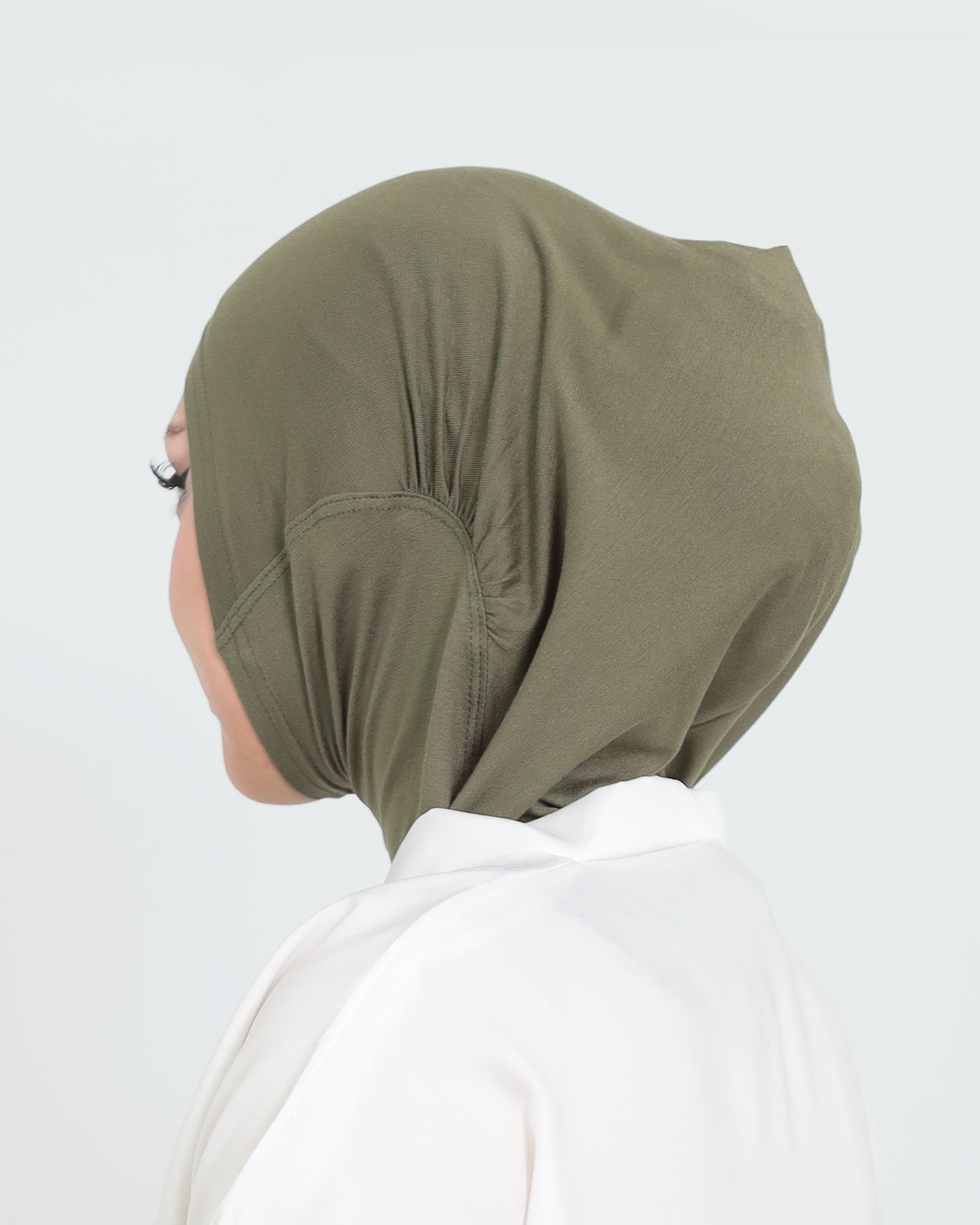Sport Hijab - Stretch Jersey - Green - 5