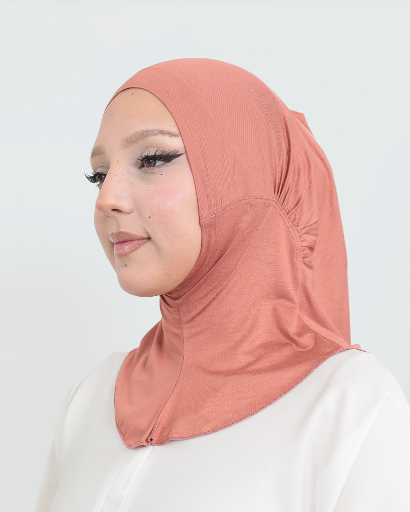 Sport Hijab - Stretch Jersey - Caramel Brown