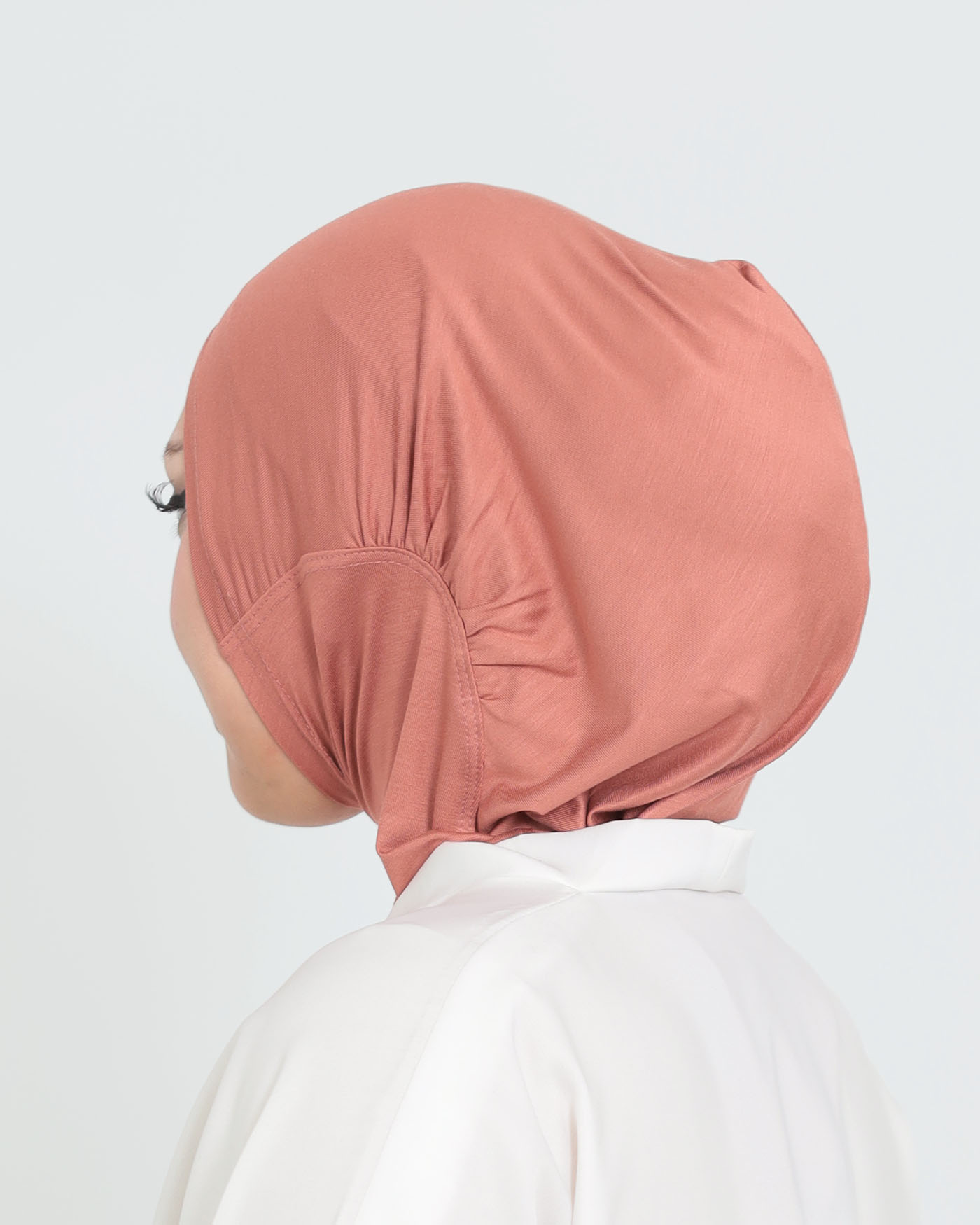 Sport Hijab - Stretch Jersey - Caramel Brown - 5
