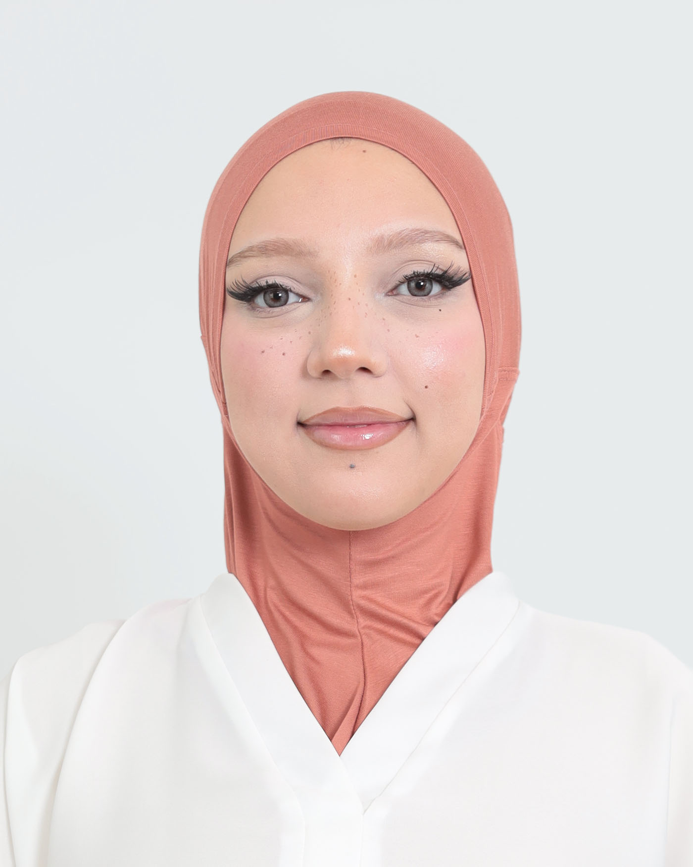 Sport Hijab - Stretch Jersey - Caramel Brown - 3