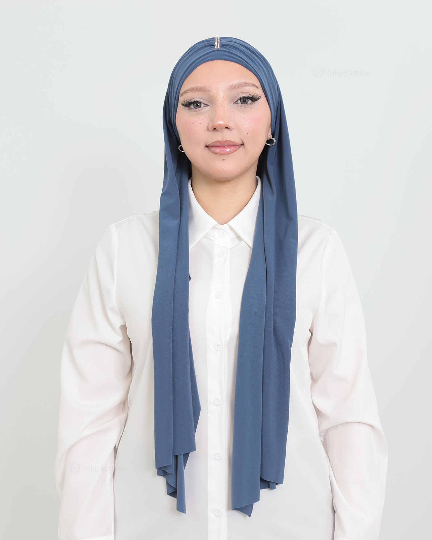 Turban - Soraya - Royal Blå - 4