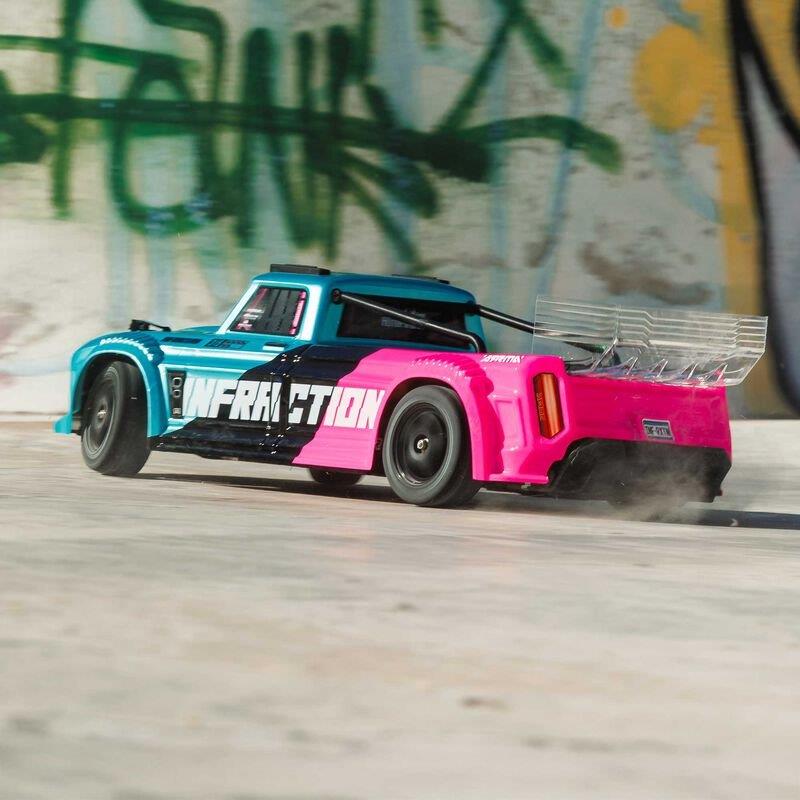 1/8 ARRMA INFRACTION 223S TEAL/PINK - 4