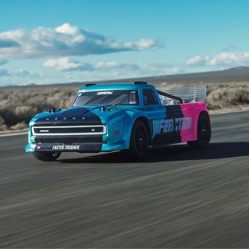1/8 ARRMA INFRACTION 223S TEAL/PINK - 5