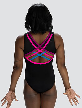 Simone Biles Neon Force Tank Leotard