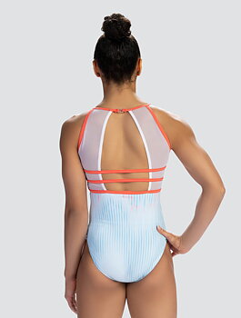 Hezly Rivera Silver Drift Tank Leotard