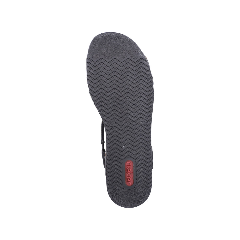Rieker Damsandal  Svart - 7