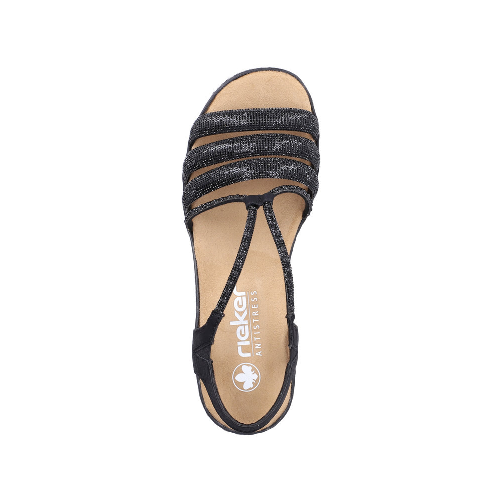 Rieker Damsandal  Svart - 4
