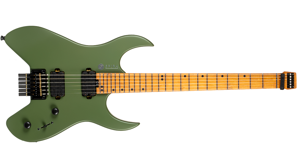 Spira Guitars S-400 HEADLESS MGR Green
